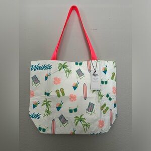 Aloha collection reversible tote -Waikiki edition